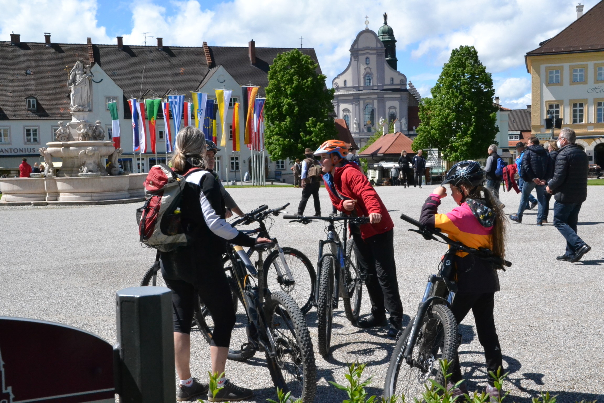 Fahrradpilger Altoetting