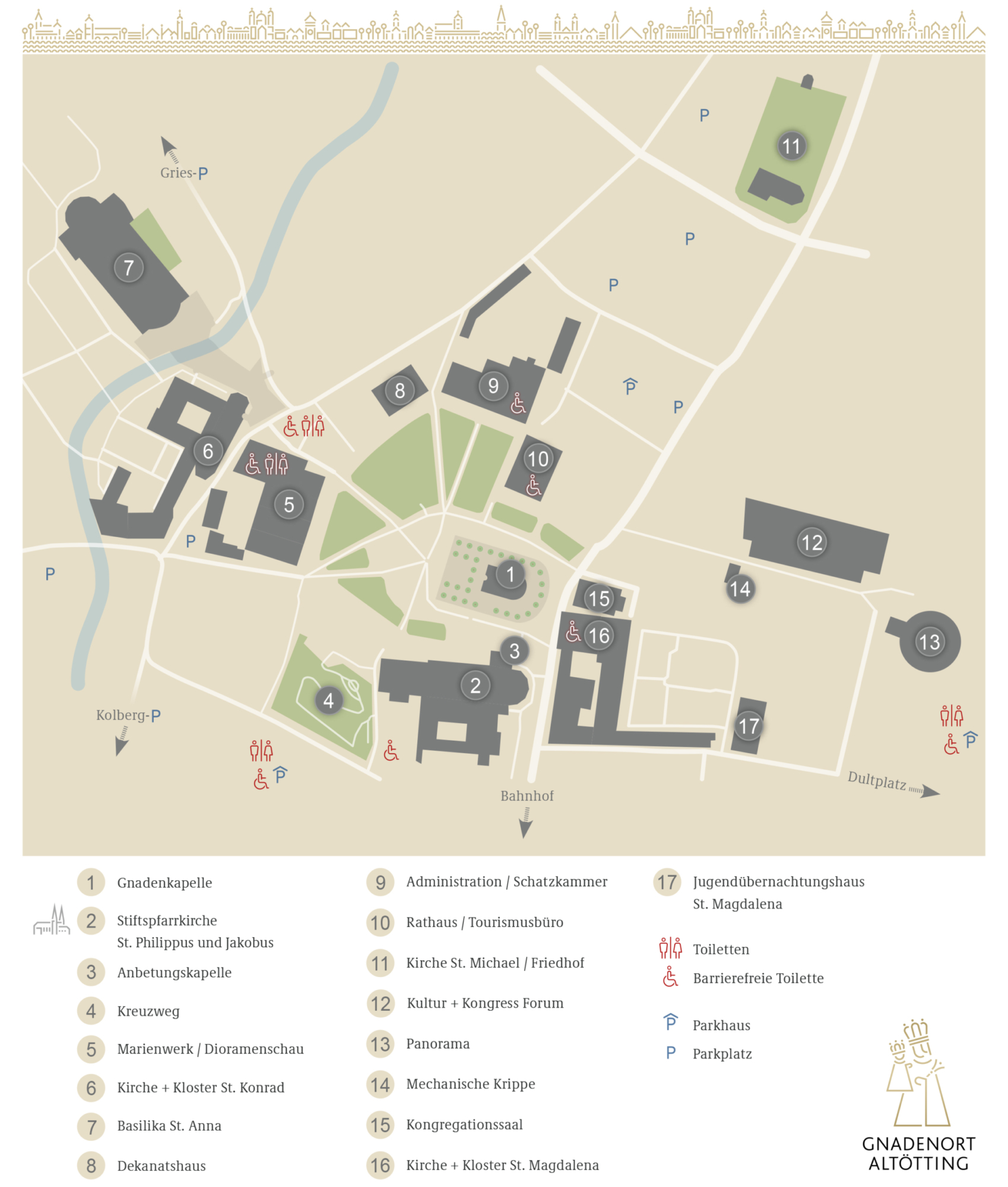 Lageplan Altoetting