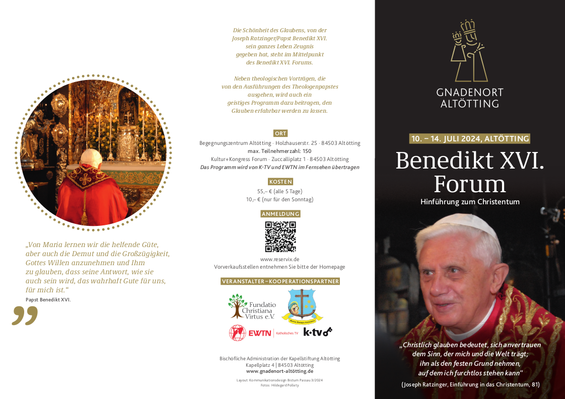 Papst Benedikt Forum 1