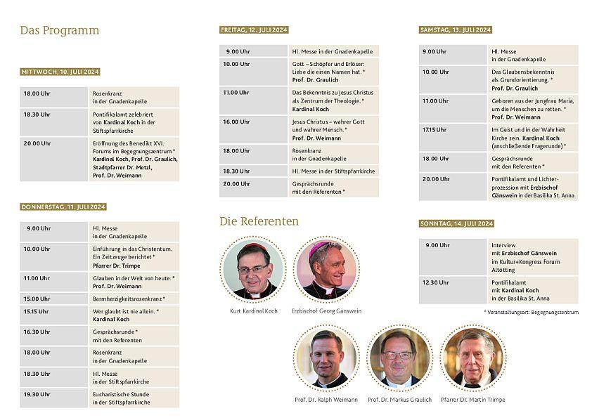 Papst Benedikt Forum 2a