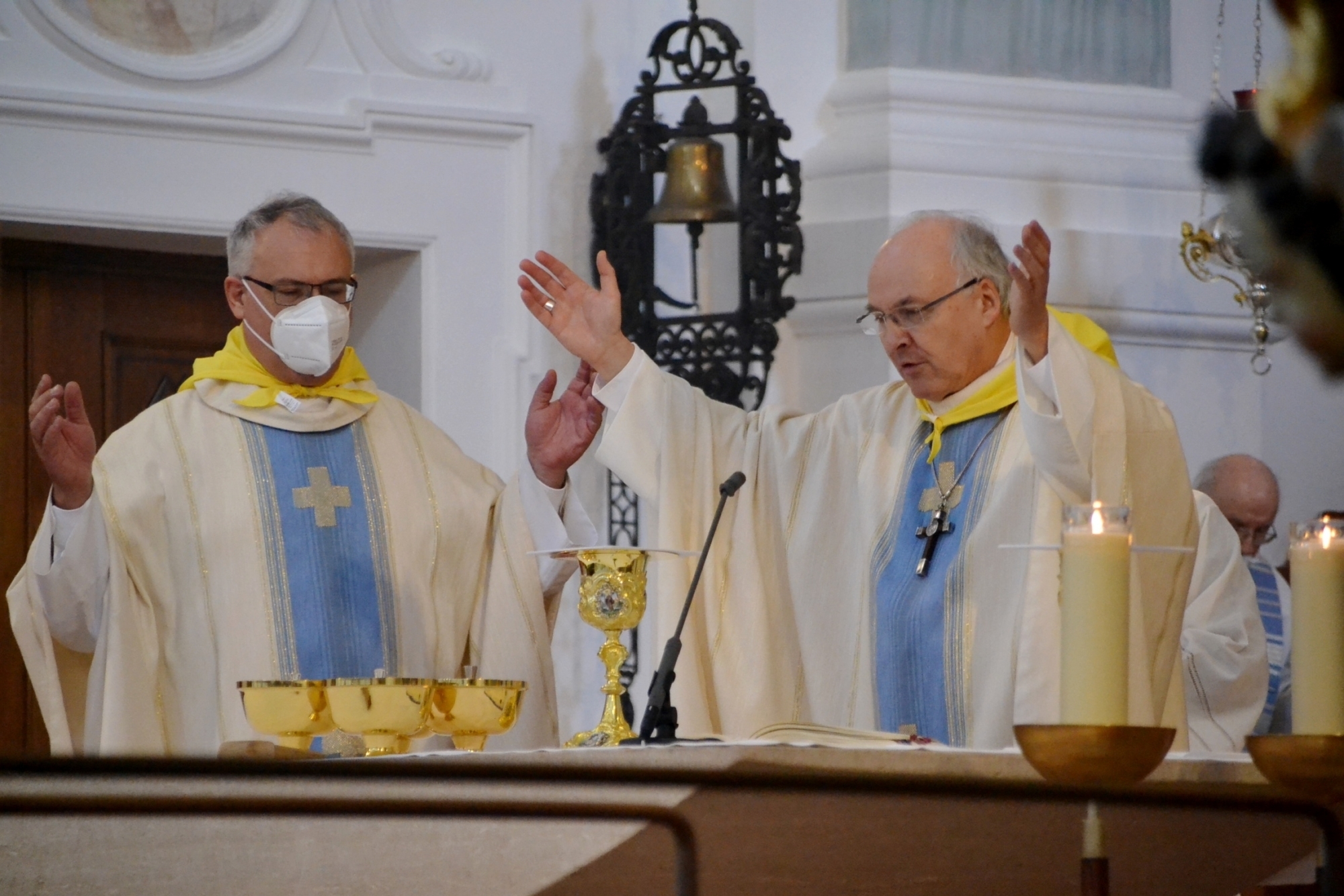 Regensburger Delegation Pilgergottesdienst in der St Anna Basilika 22 05 2021 11