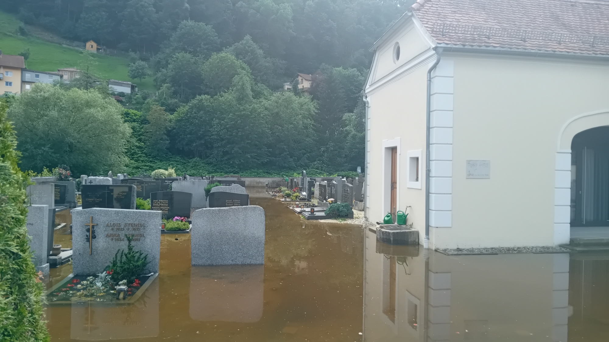 Hochwasser Hals