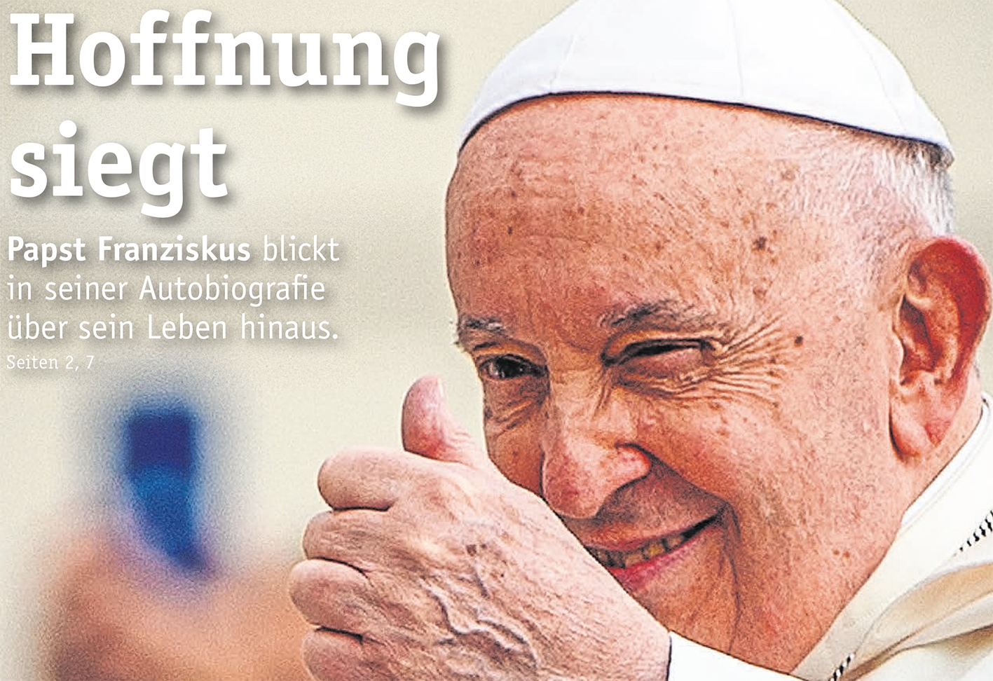 Papst - Hoffnung siegt