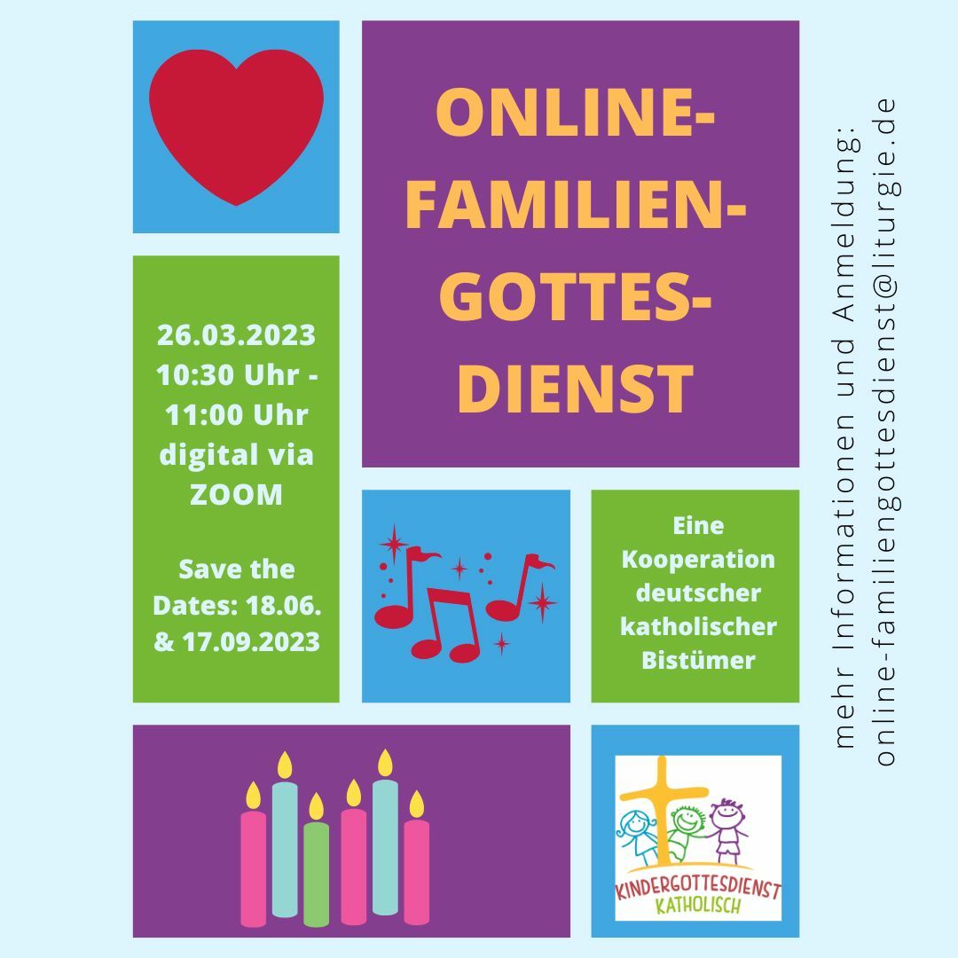 26 03 23 ONLINE FAMILIEN GOTTES DIENST Kachel final