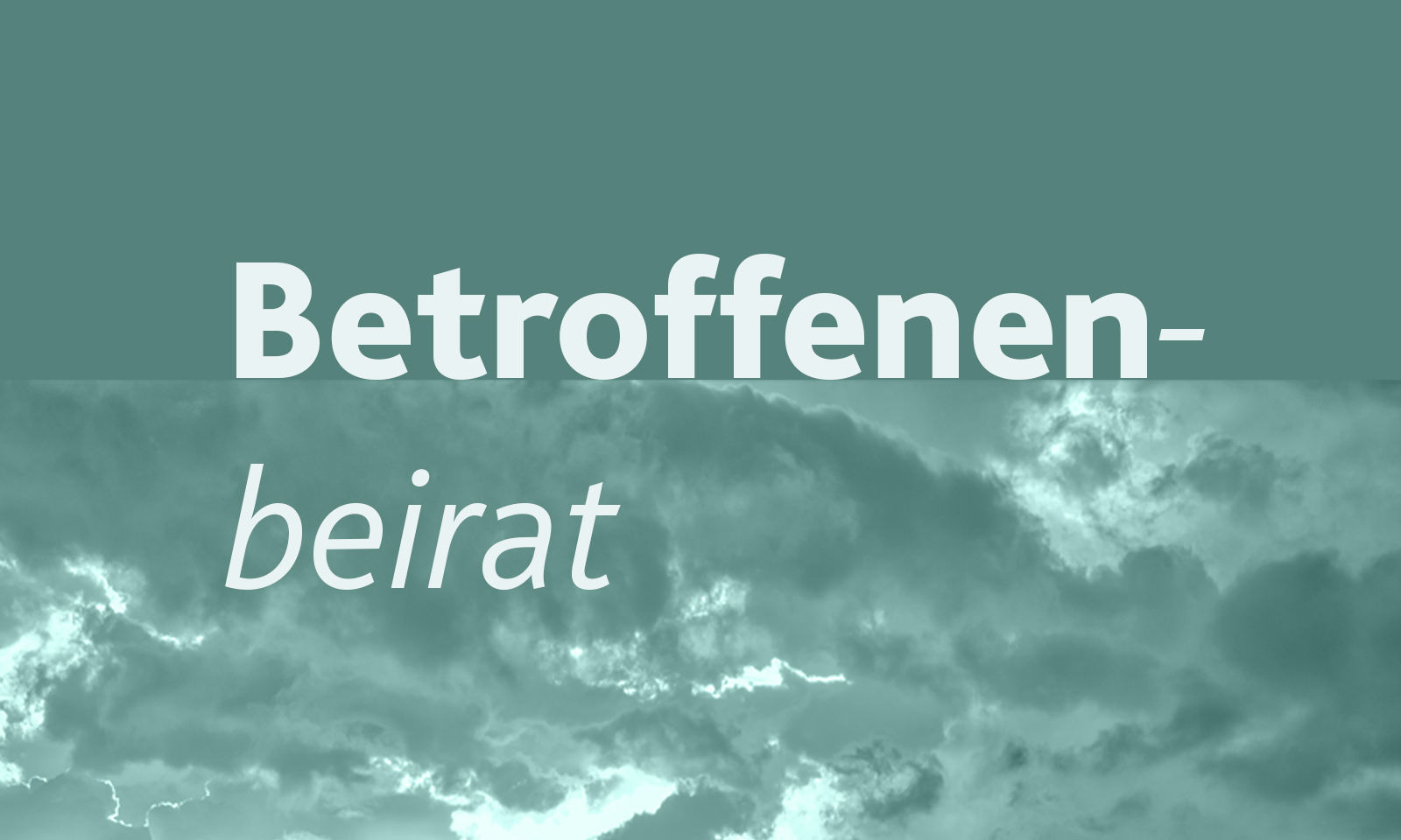 Betroffenenbeitrat petrol
