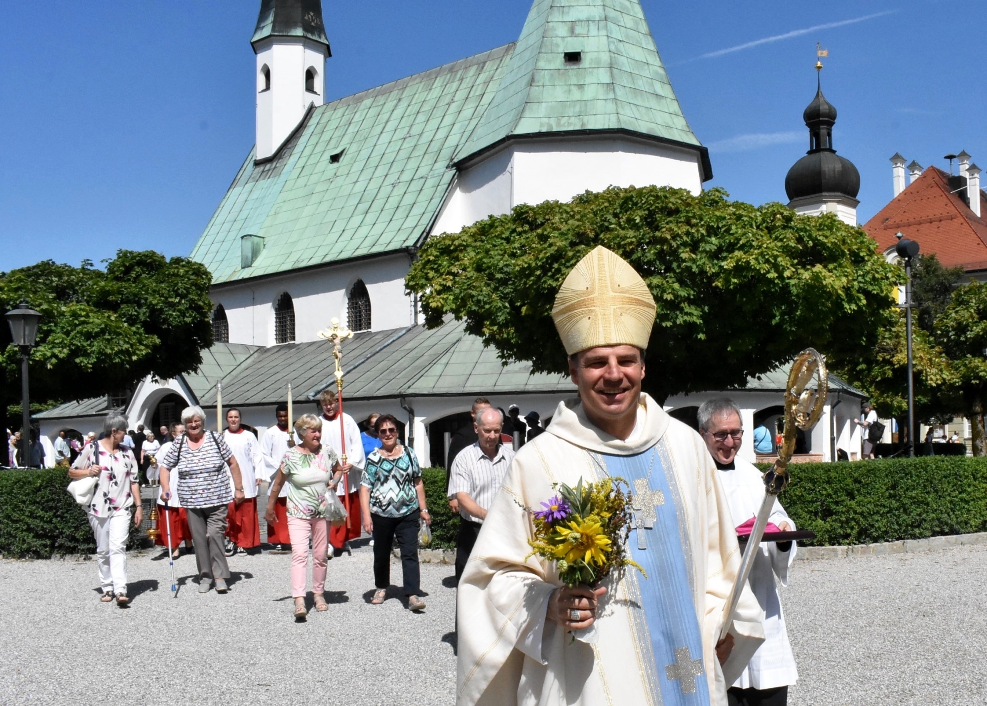 Bild Nr 12 Mariae Himmelfahrt in Altoetting Bischof Stefan Oster 15 08 2024