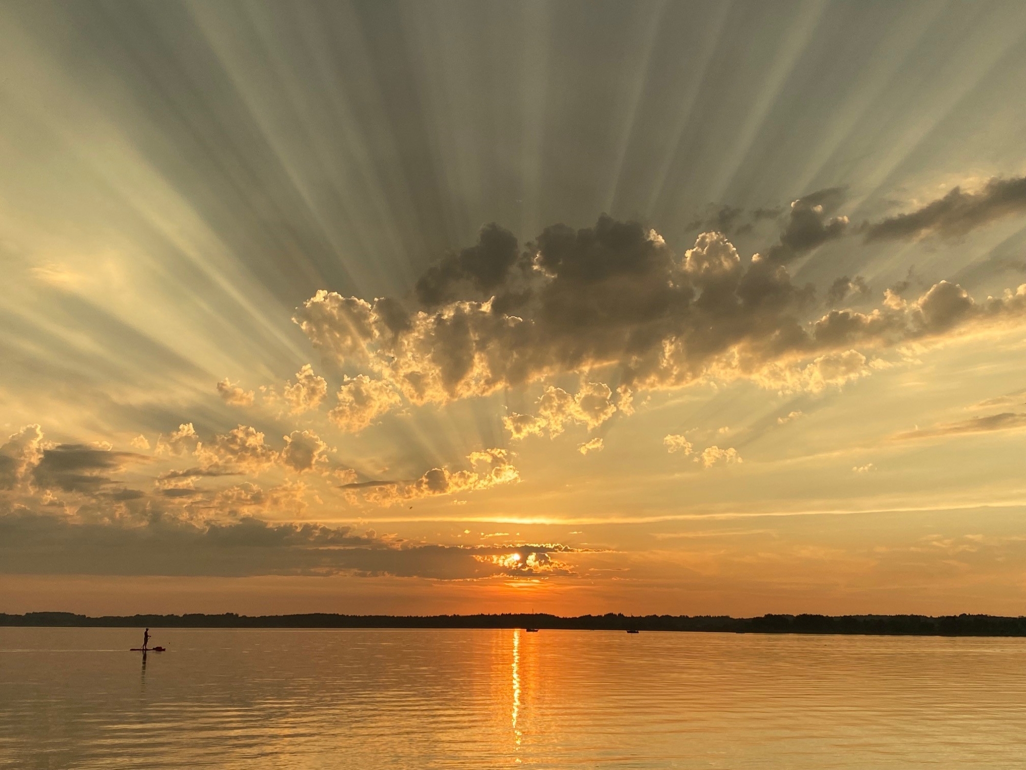 5 Woche Sonnenuntergang