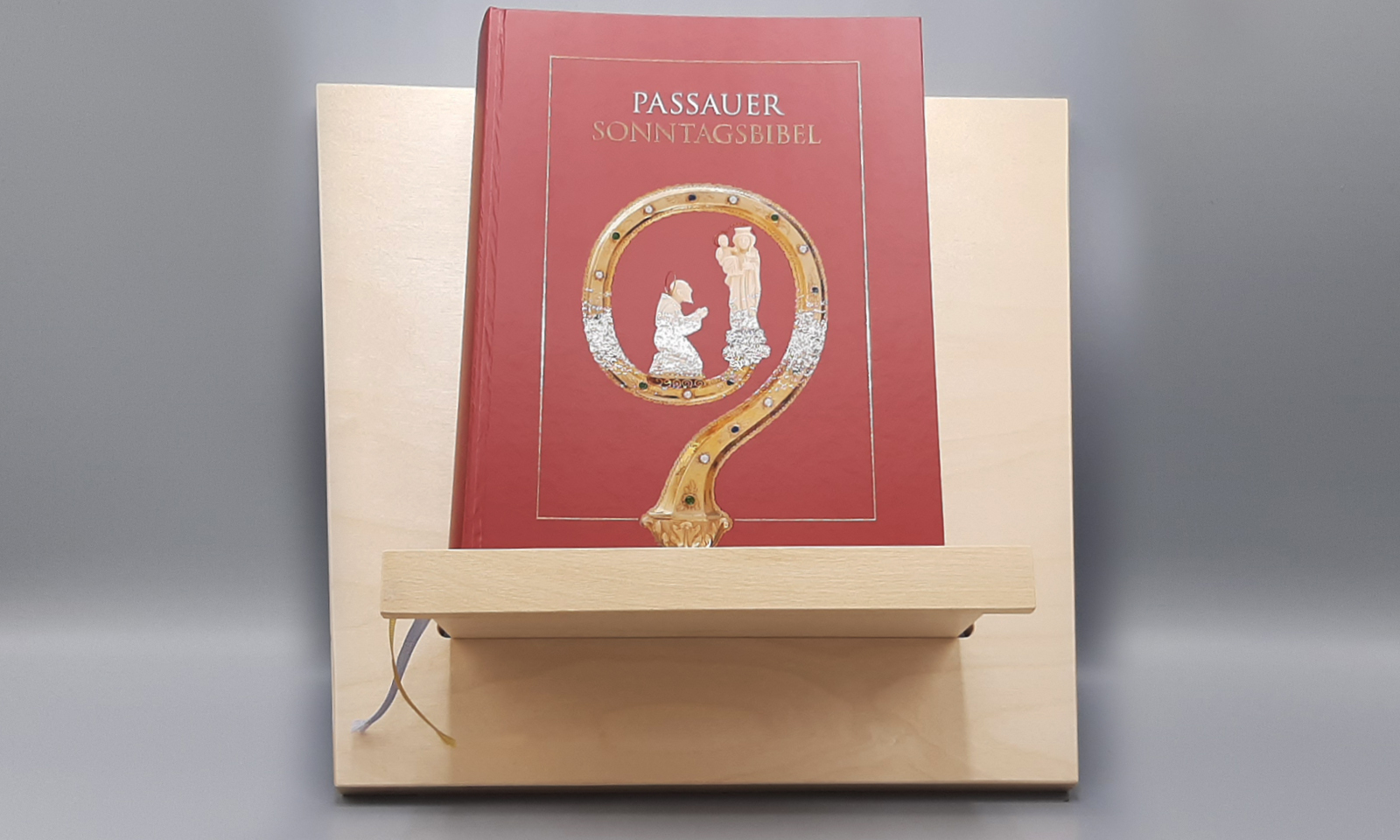 Buchstütze mit Sonntagsbibel