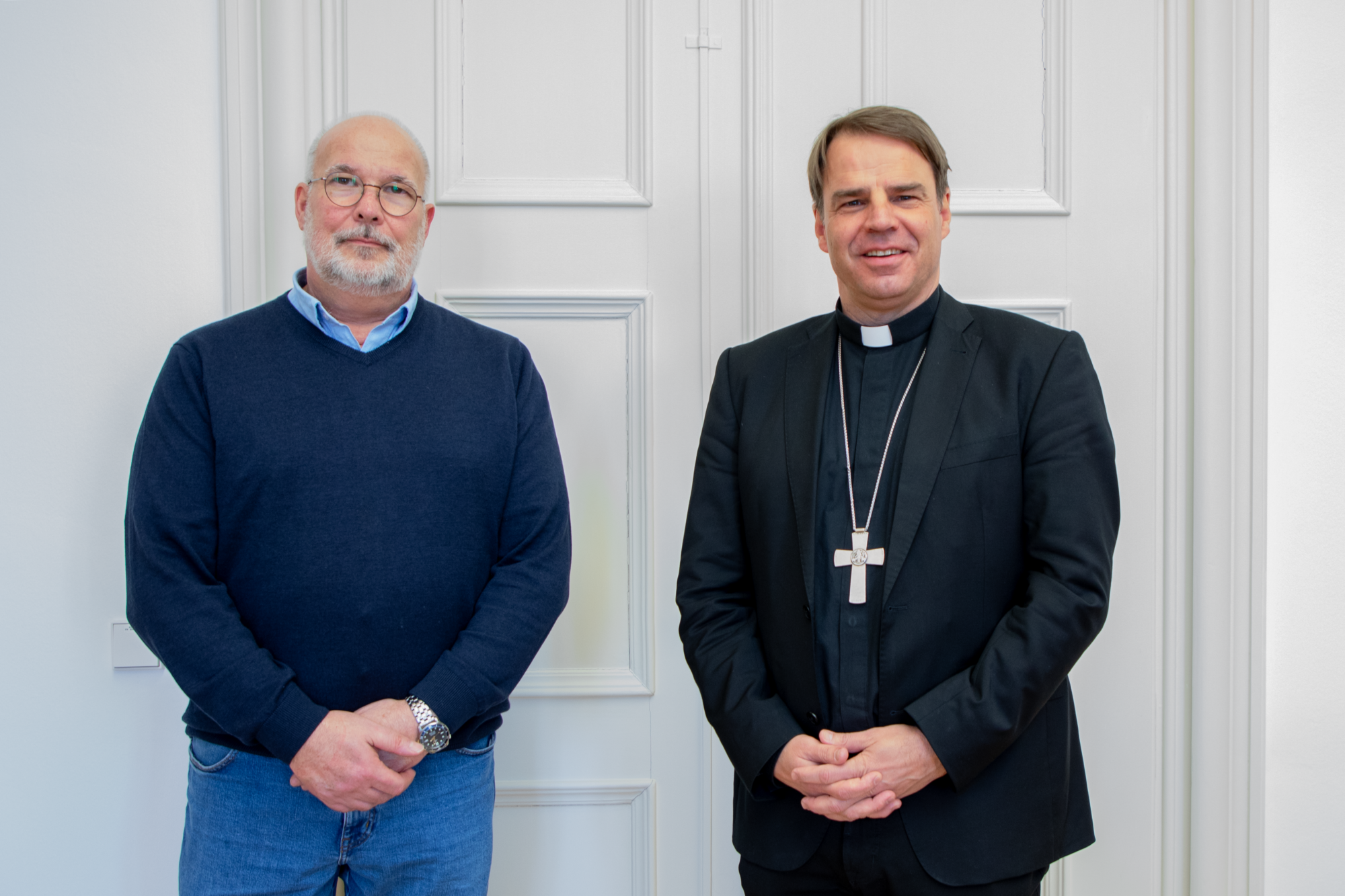 Dr. Burkhard Wolff und Bischof Stefan Oster