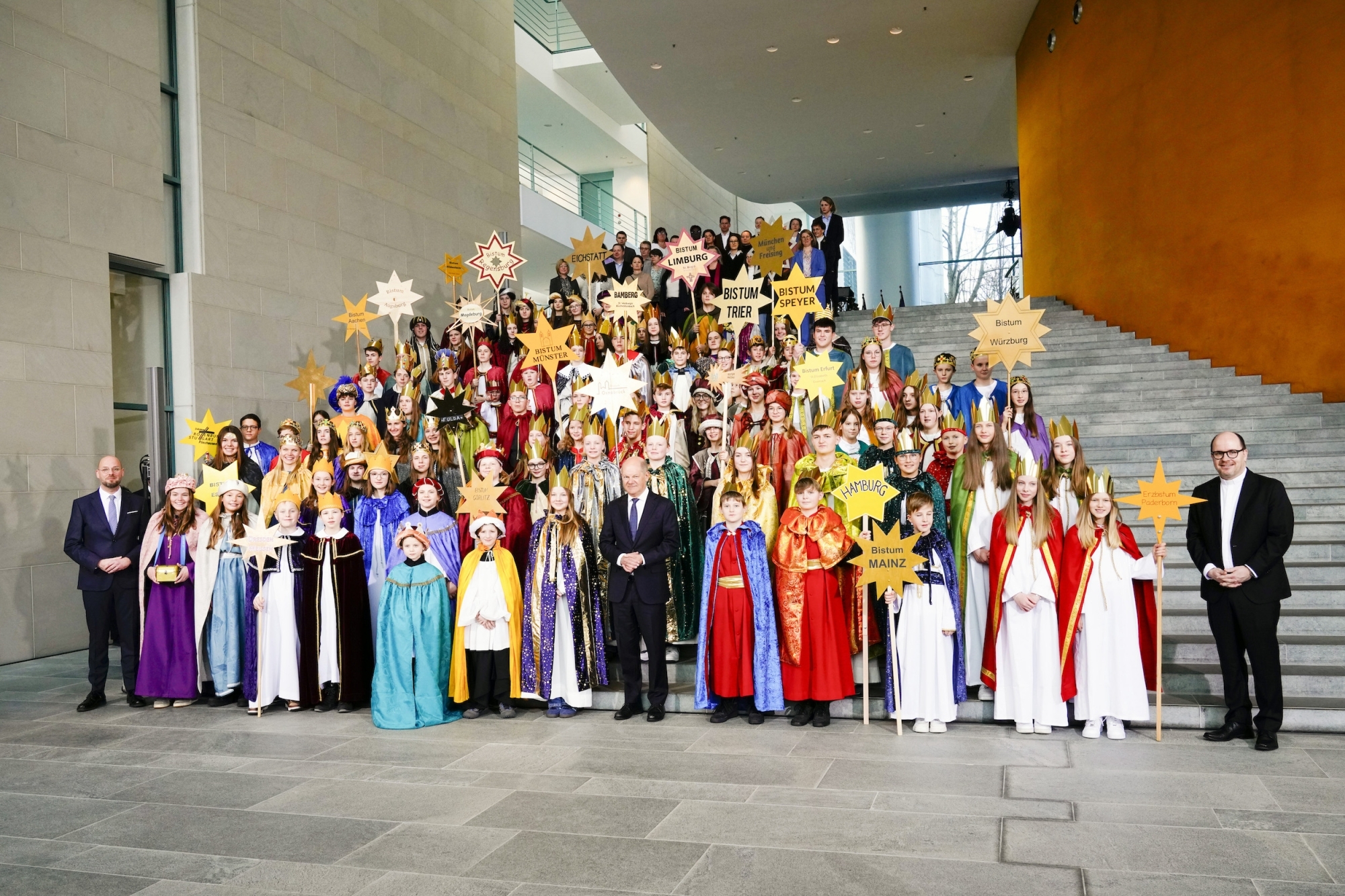 Sternsinger beim Kanzler 2025