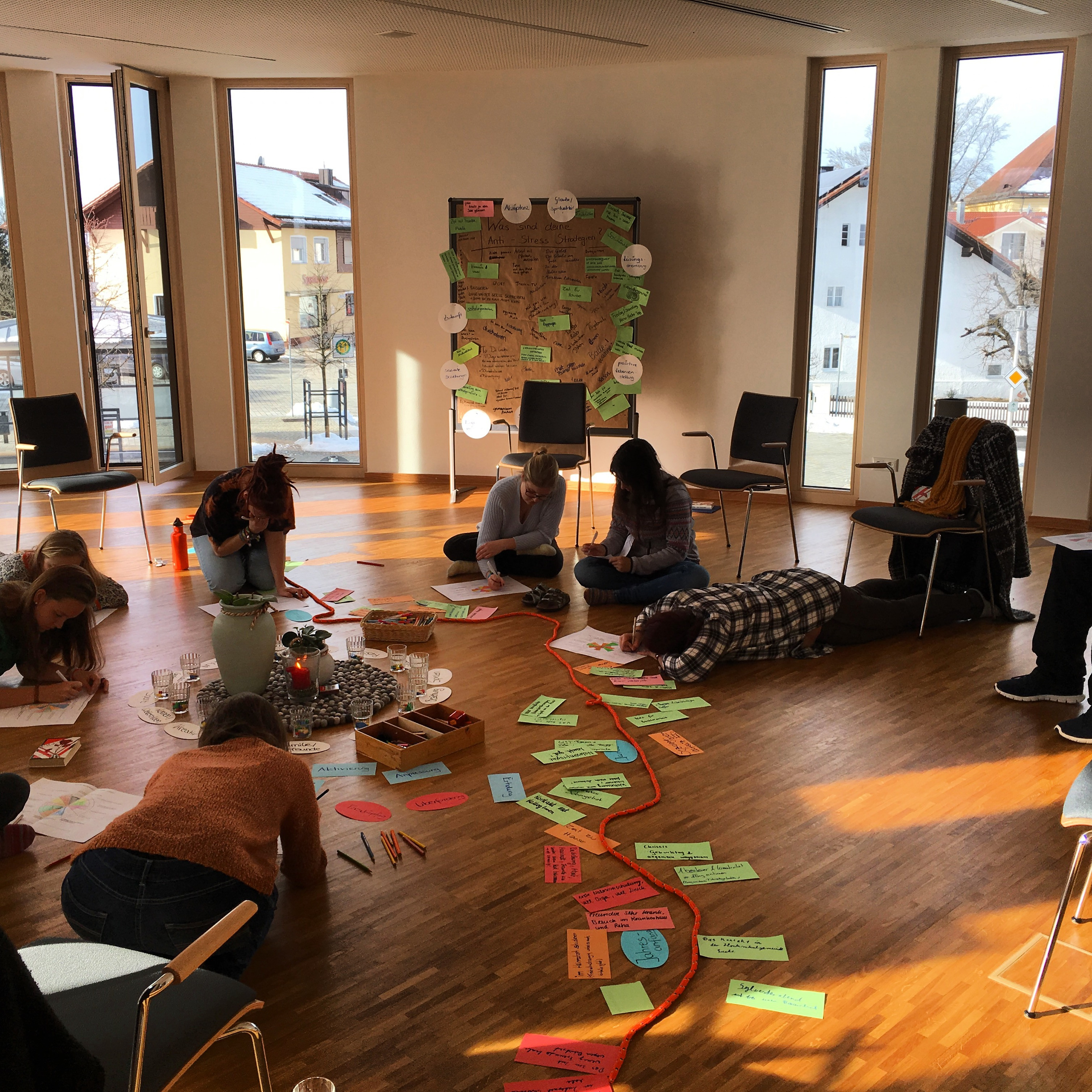 Arbeitsphase zum Thema „Umgang mit meiner Zeit“