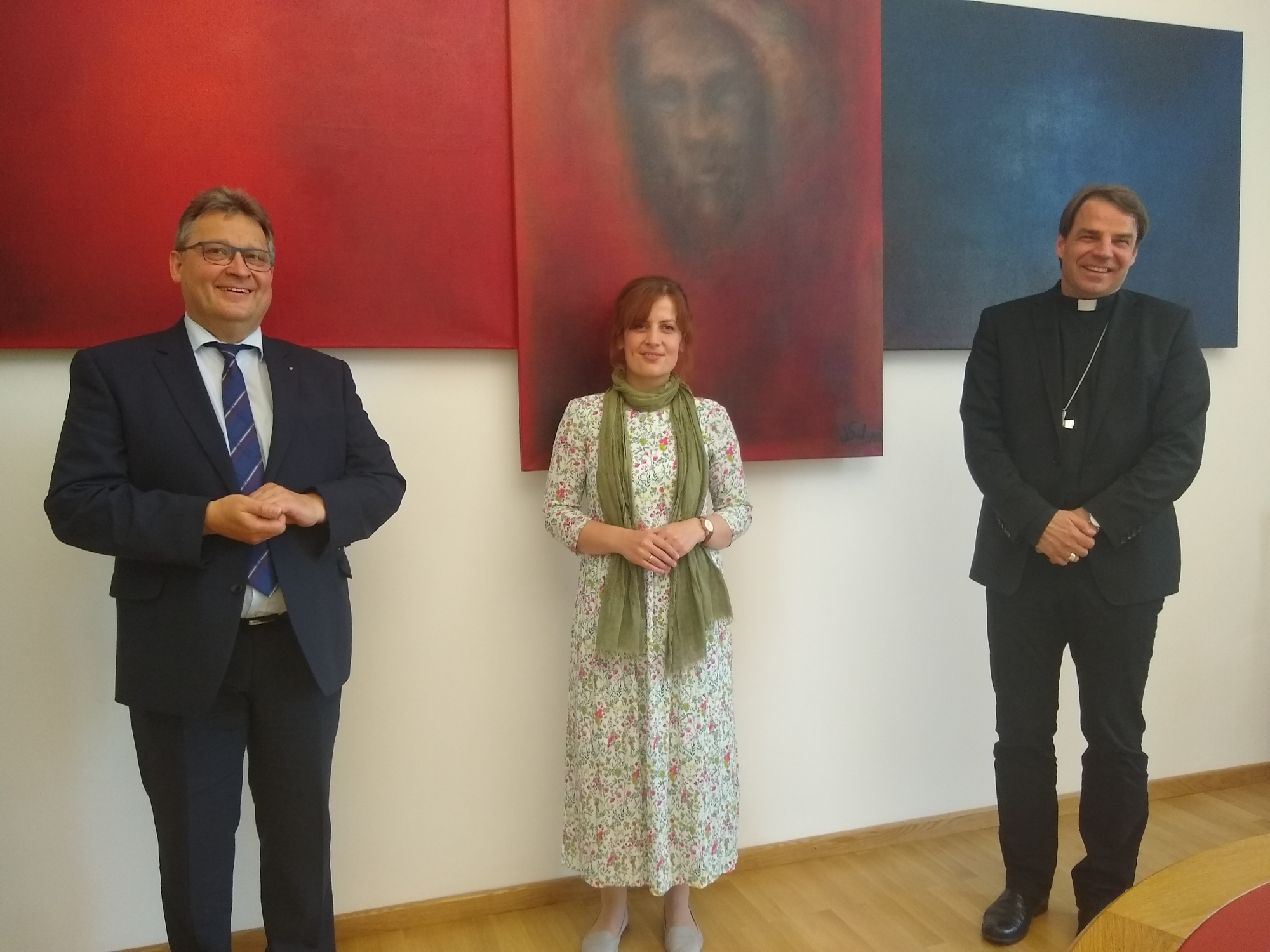 Foto Diakon Niederländer Elke Penteker Bischof Oster