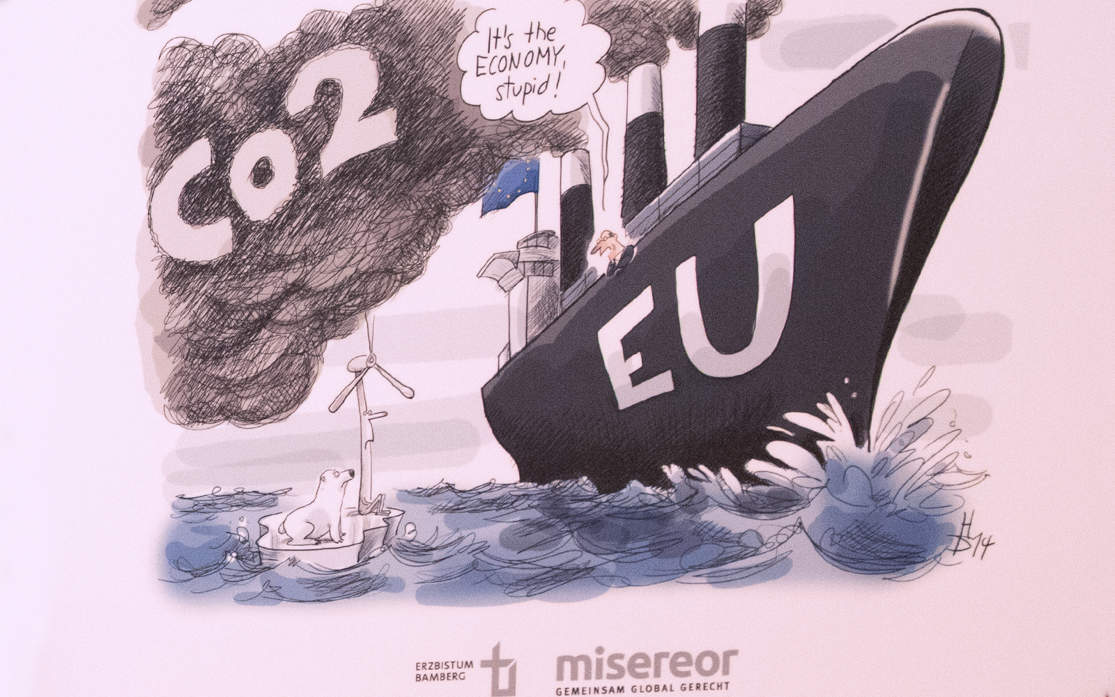 Foto Karikaturenausstellung Leo6