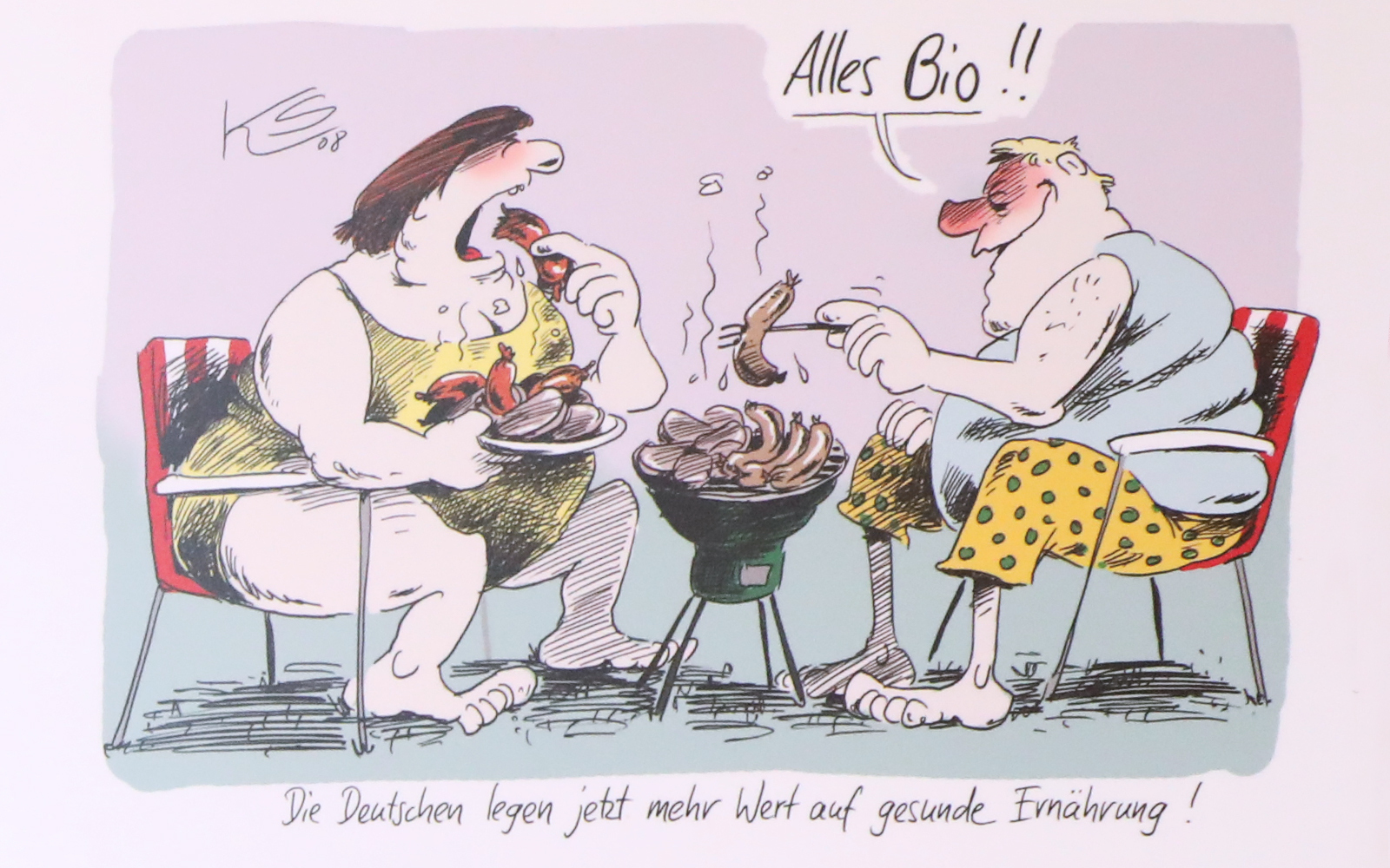 Foto Karikaturenausstellung Leo7