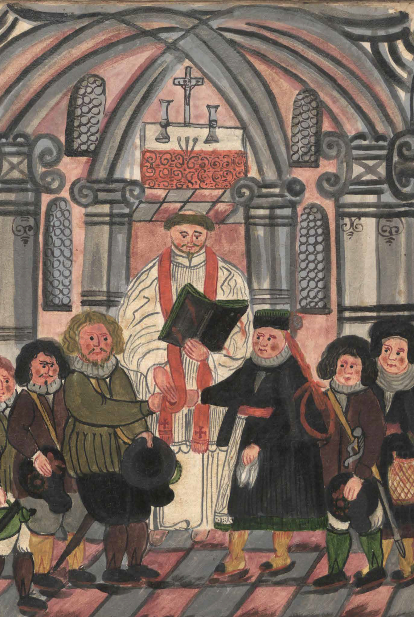 Gemälde Bischof Volk