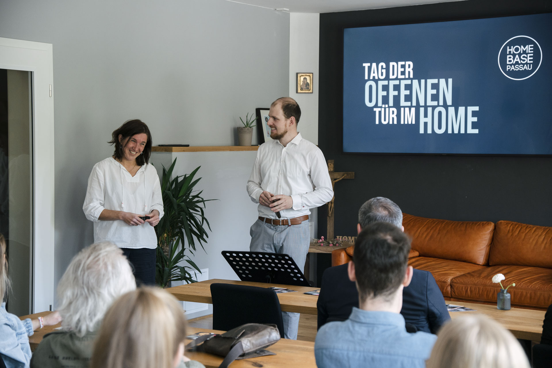 HOME Base Passau Ingrid Wagner und Joseph Biedermann