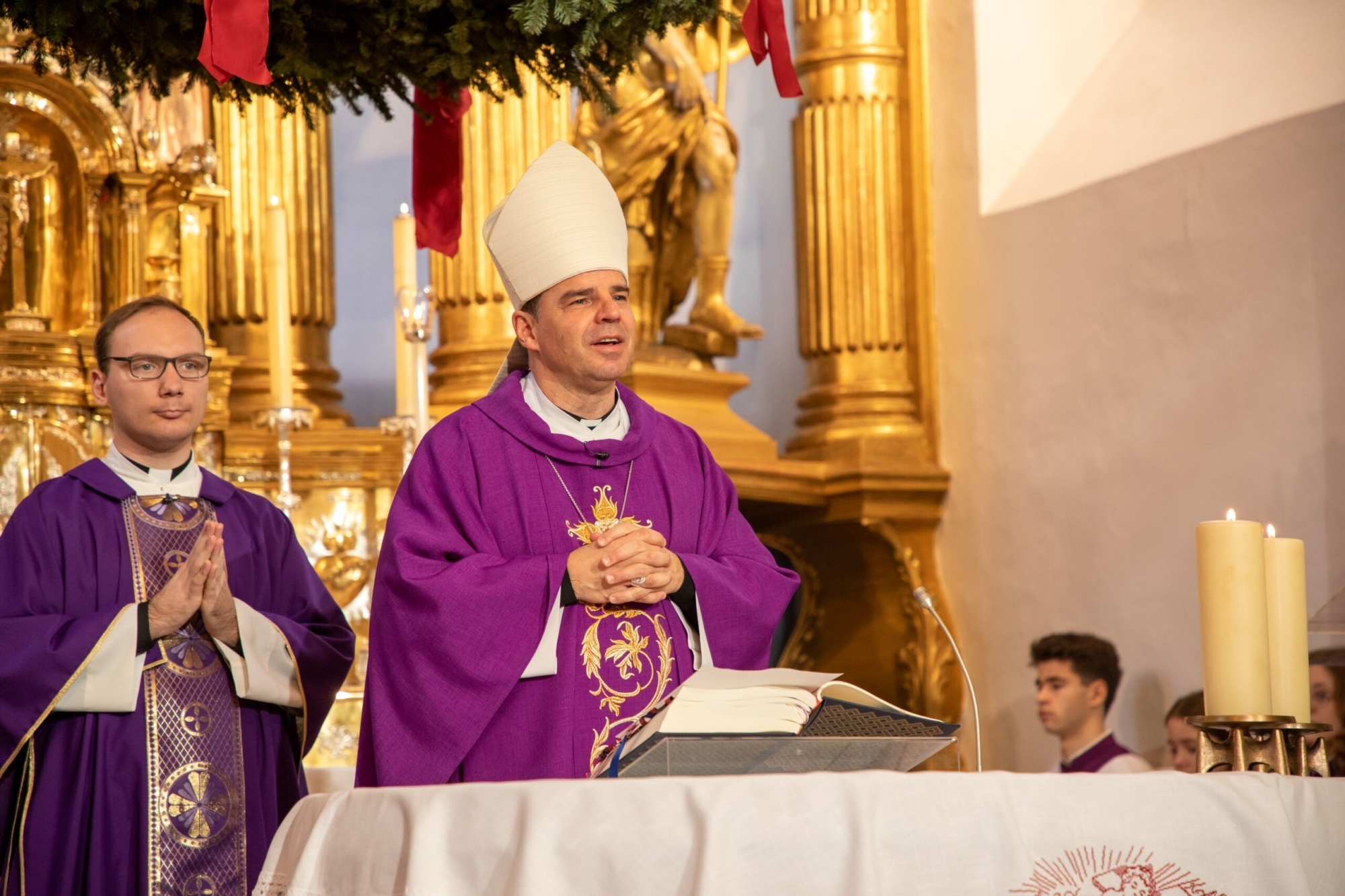 Mittel 4 Advent mit Bischof Stefan Oster Susanne Schmidt