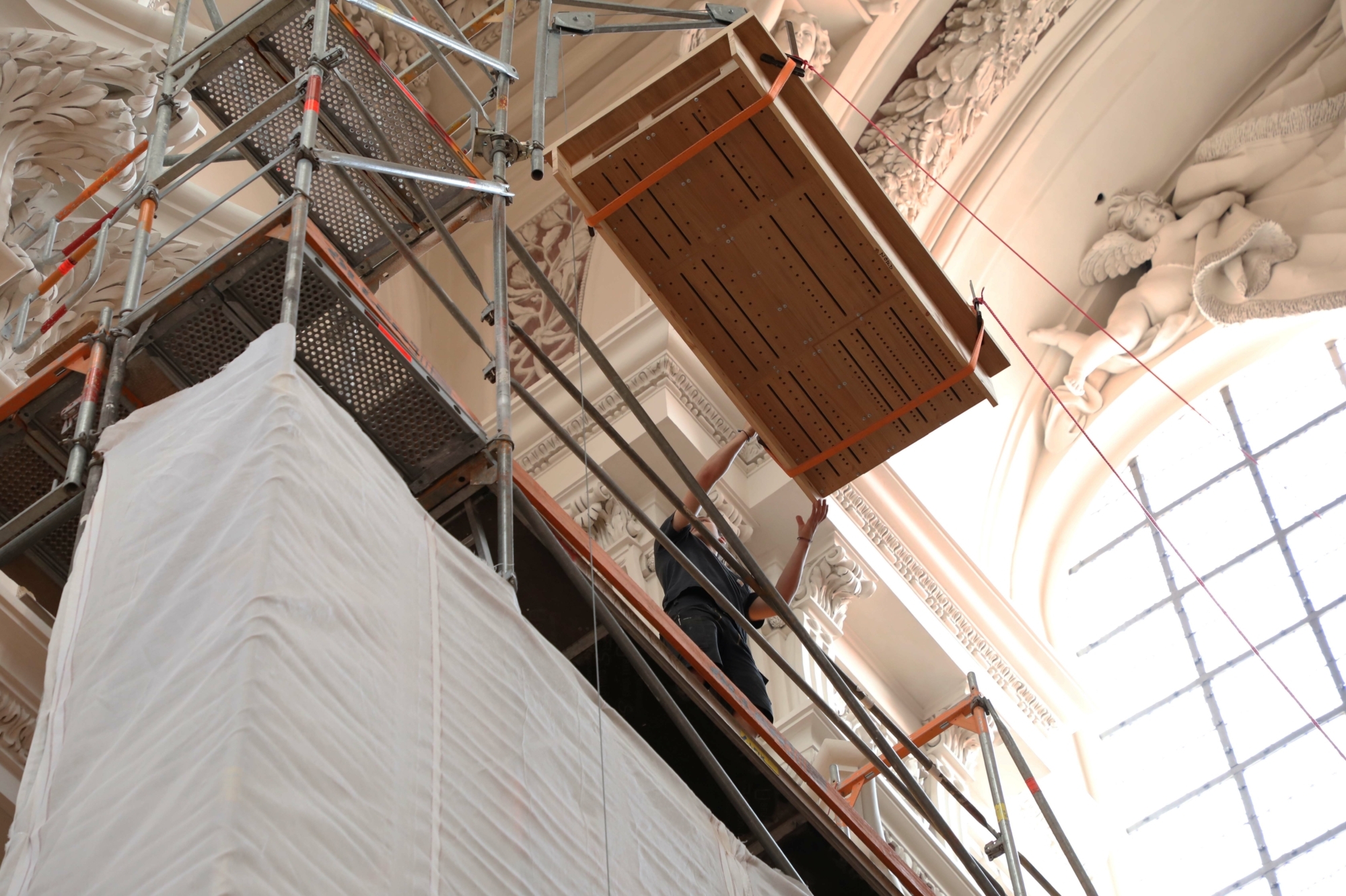 Montage Balkonorgeln Stephansdom Thomas Koenig 3