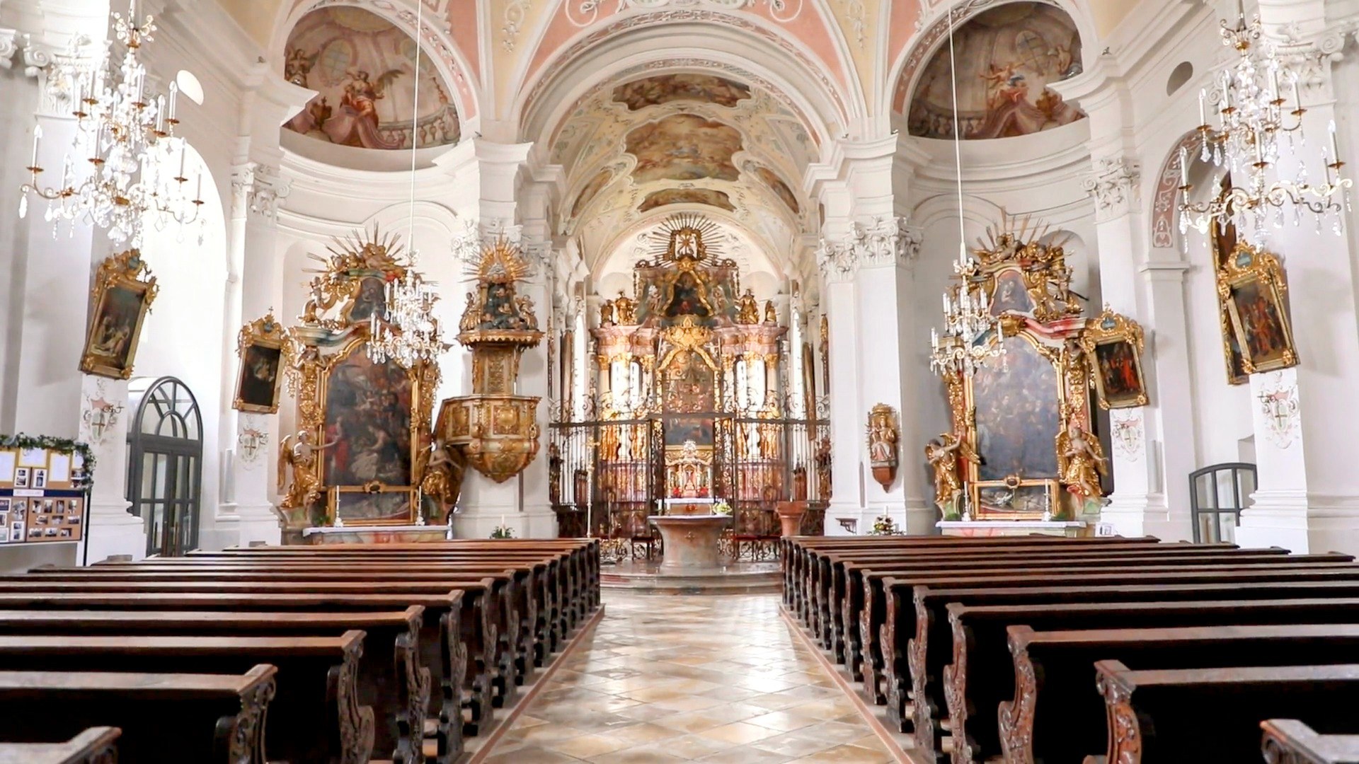 Pfarrkirche Rinchnach innen sh