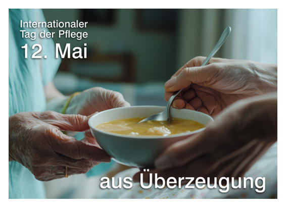 2025 Tag der Pflege Seniorenseelsorge Dankkarte Titelbild