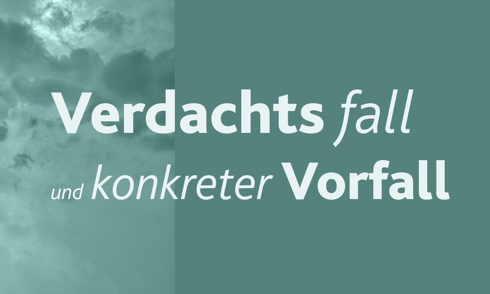 Verdachtsfall Vorfall petrol