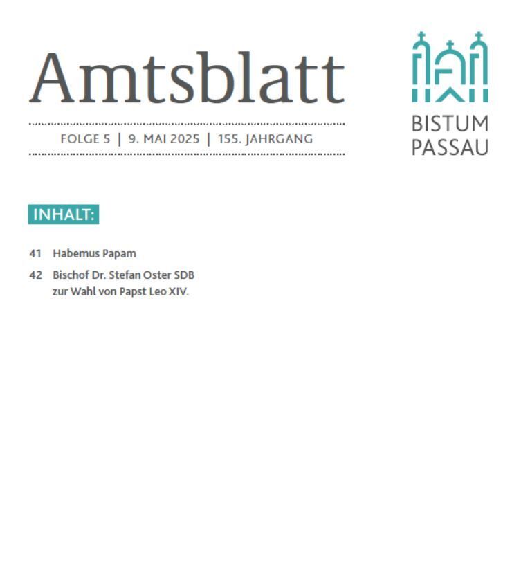 Vorschau Amtsblatt 2025 Folge 5