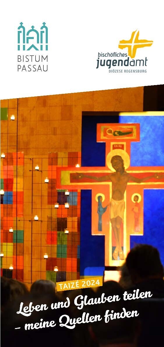 Titelseite Taize 2024 Flyer