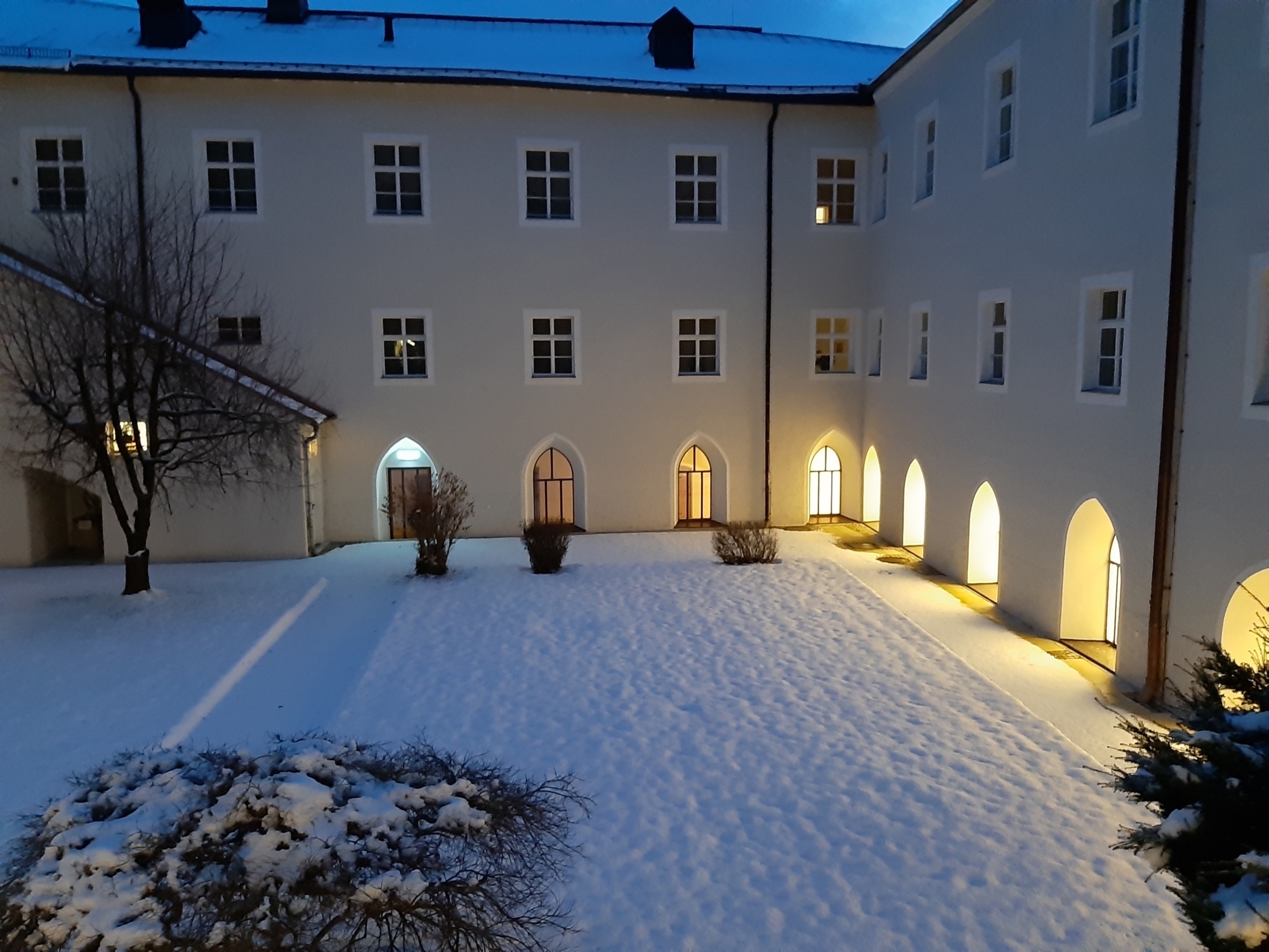 Kreuzgang Weihnachten