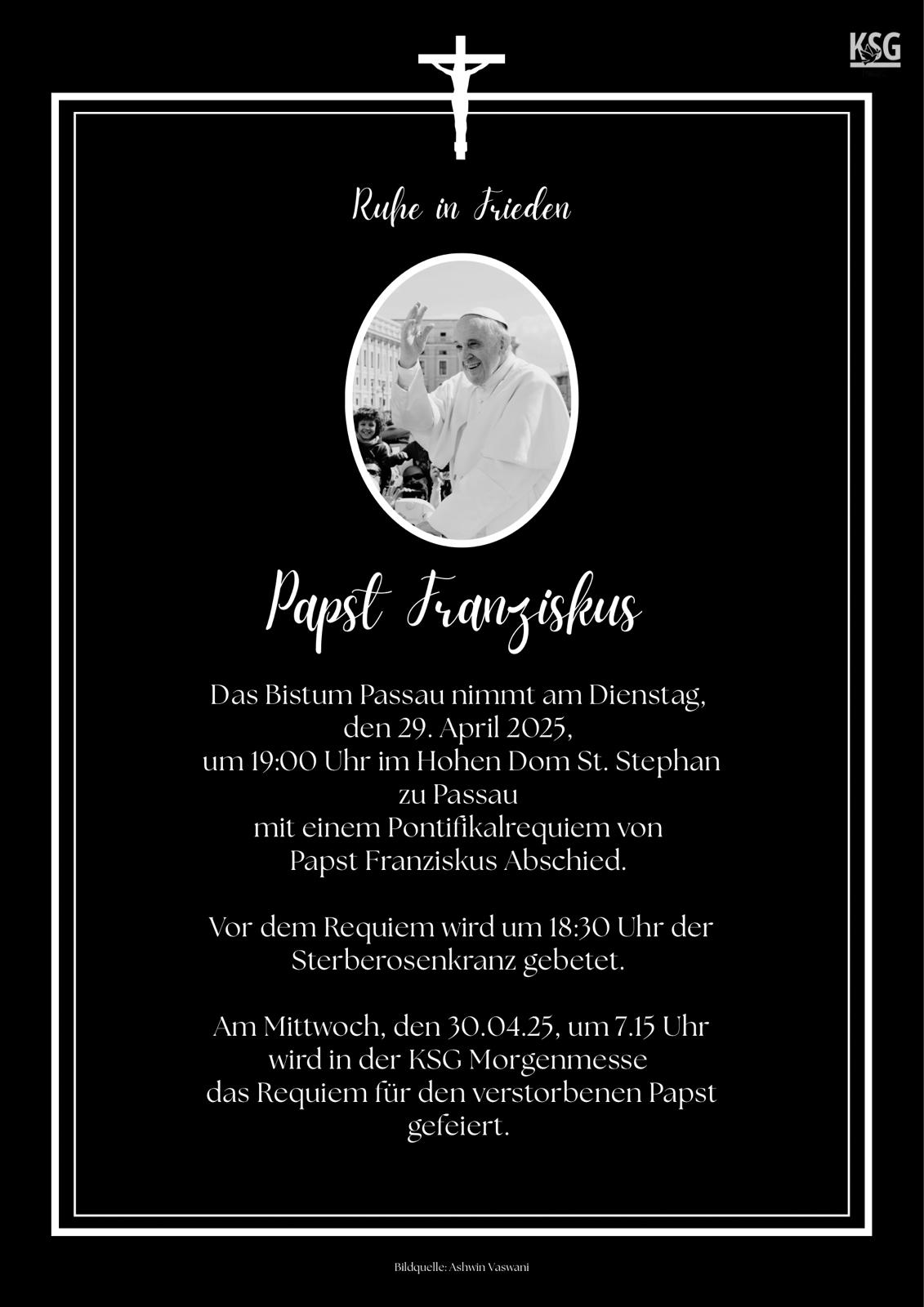 RIP Papst Franziskus