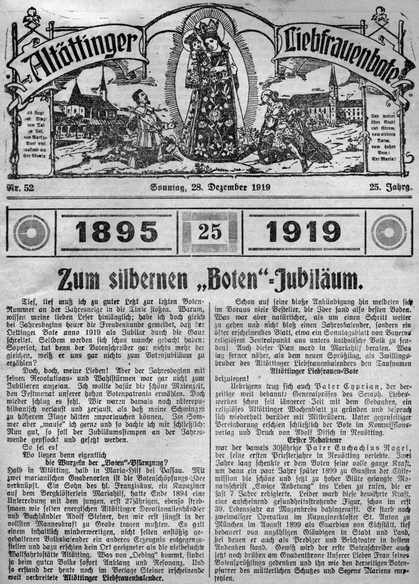 2020 125 jahre aoelfb 25 jubilaeum bote rueckblick carl vogl 28dez1919