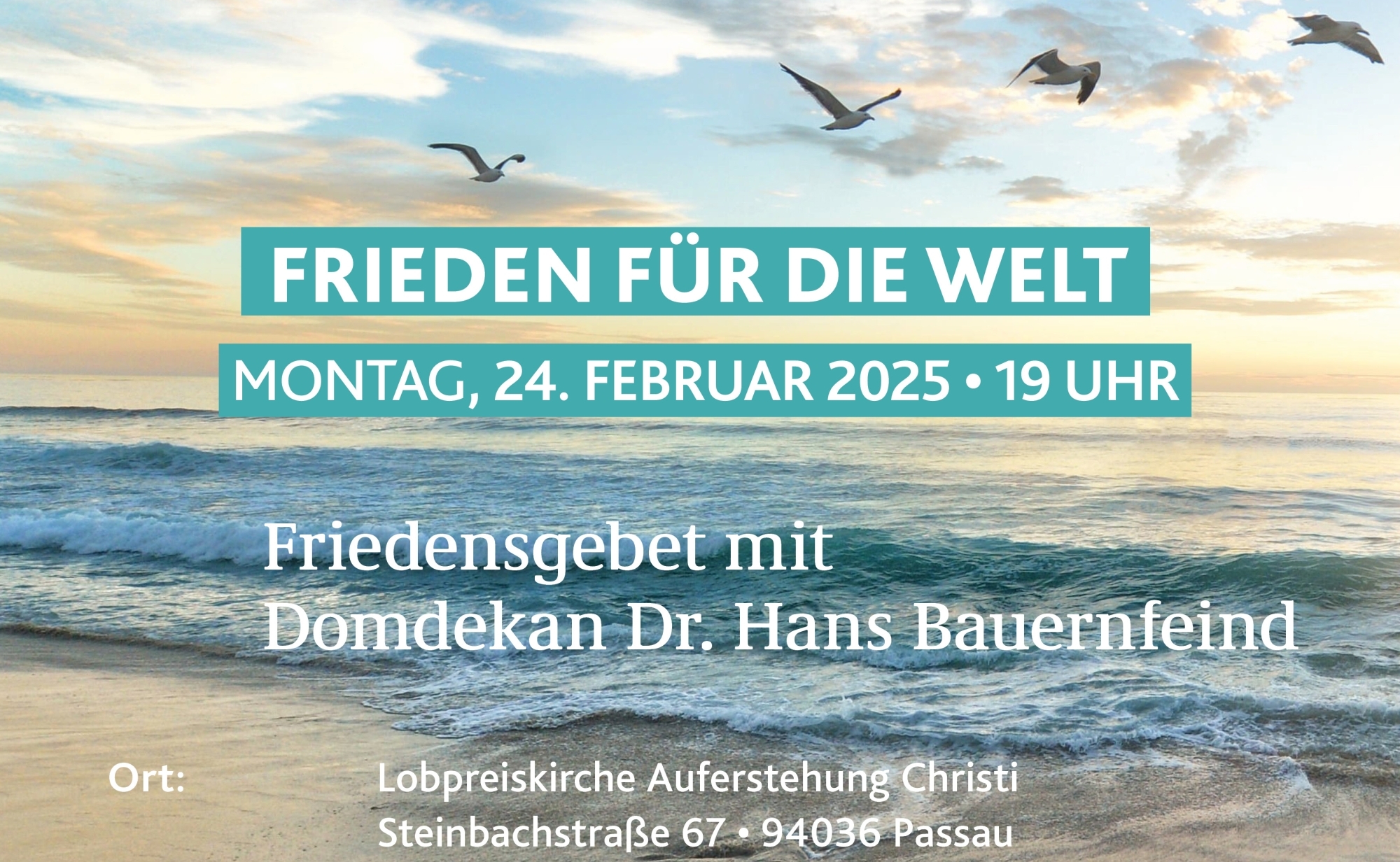 Neuev frieden peace poject plakat A3