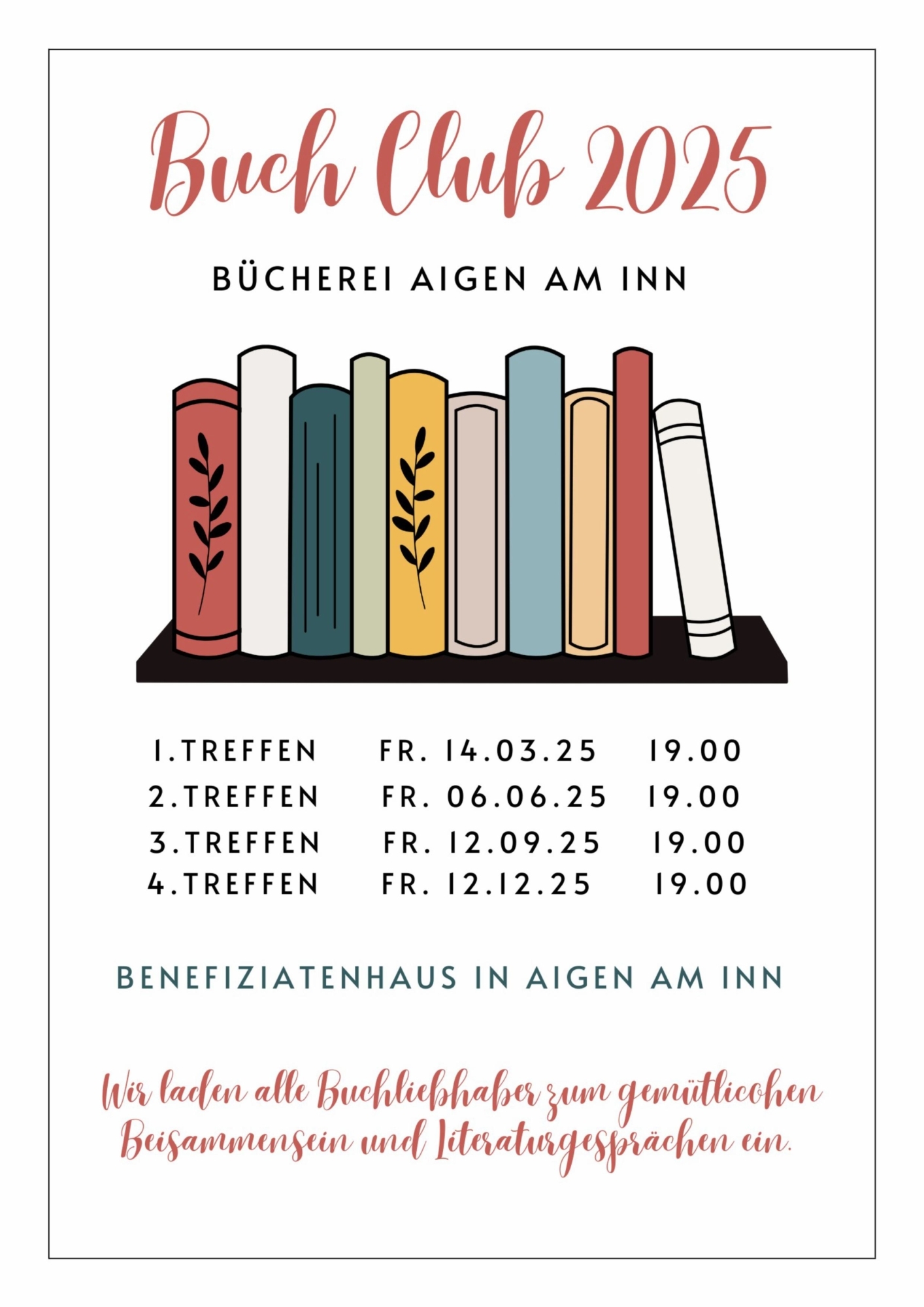 Buchclub Plakat25
