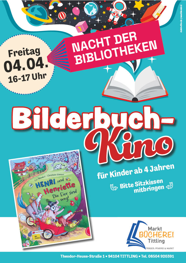 Flyer Bilderbuchkino Tittling