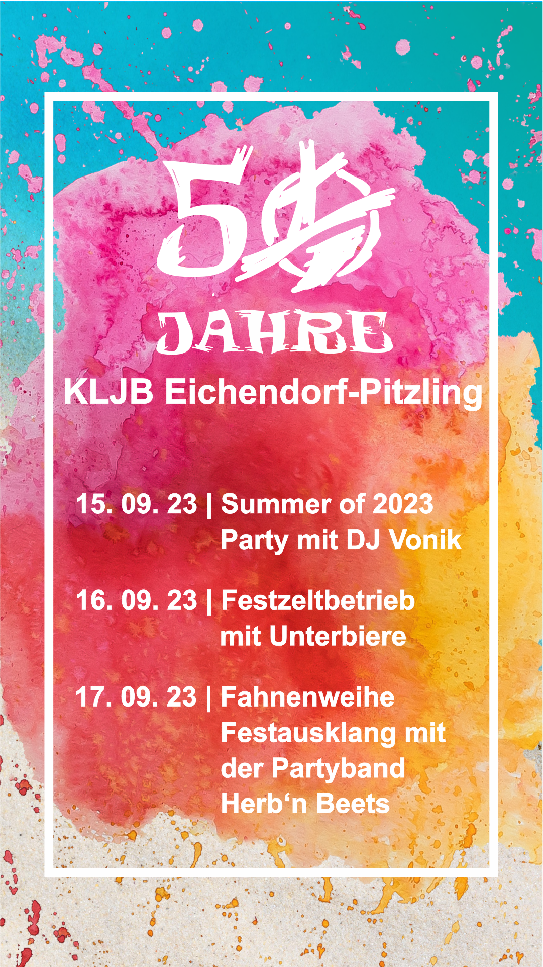 Bild 2 Flyer Festwochenende