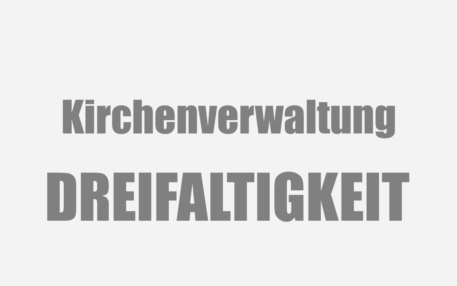 Dreifaltigkeit Kirchenverwaltung Symbolbild