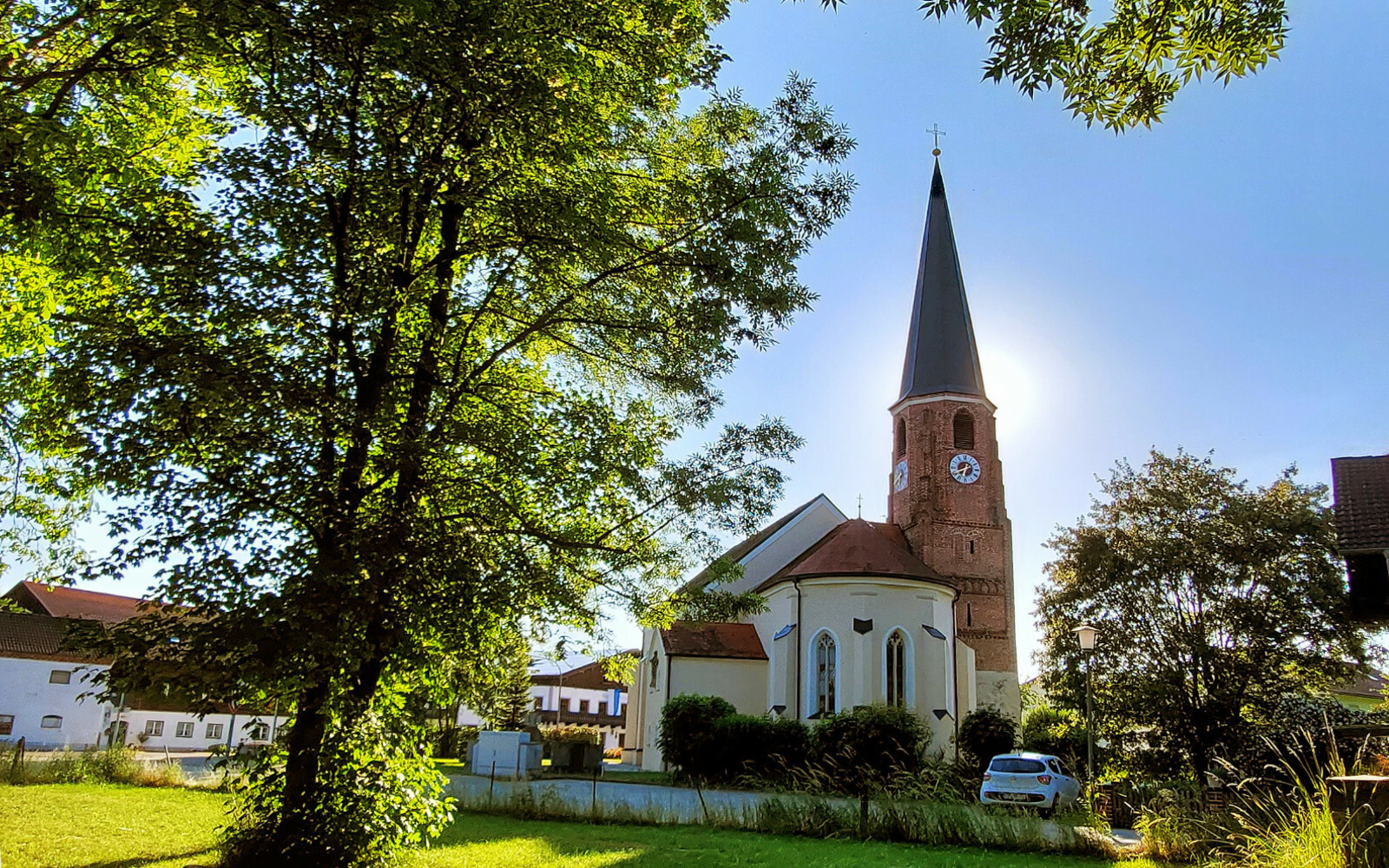 Kirche Hirschbach quer Hans Heindl