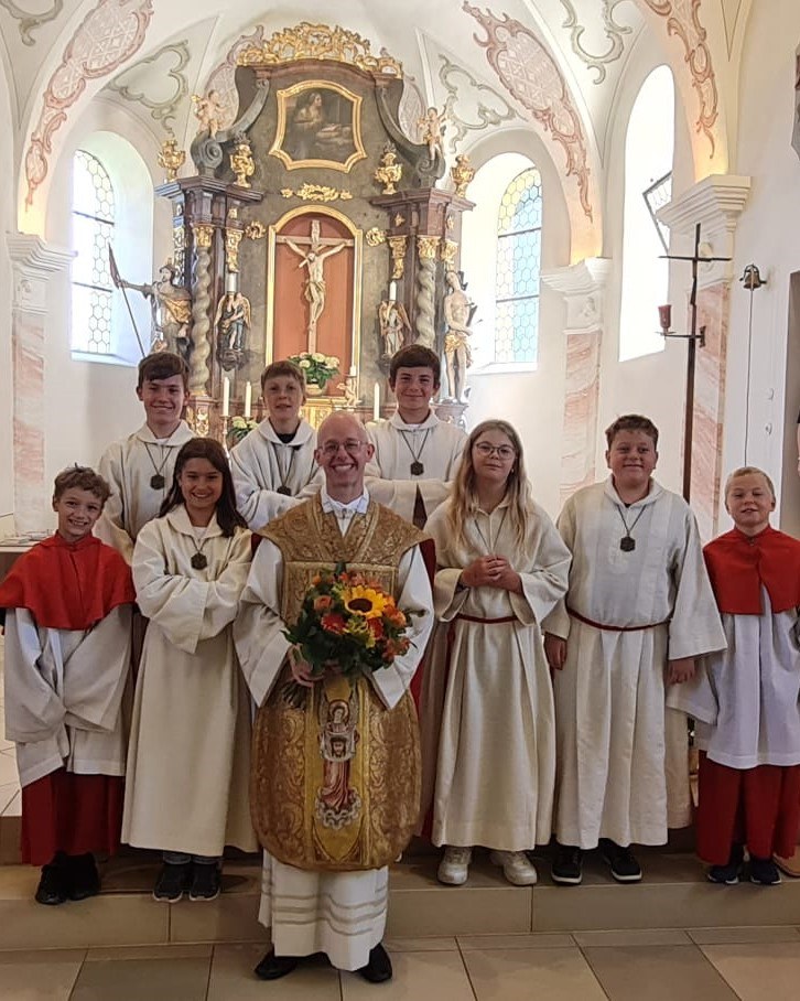 Minis mit Pfarrer Keilhofer