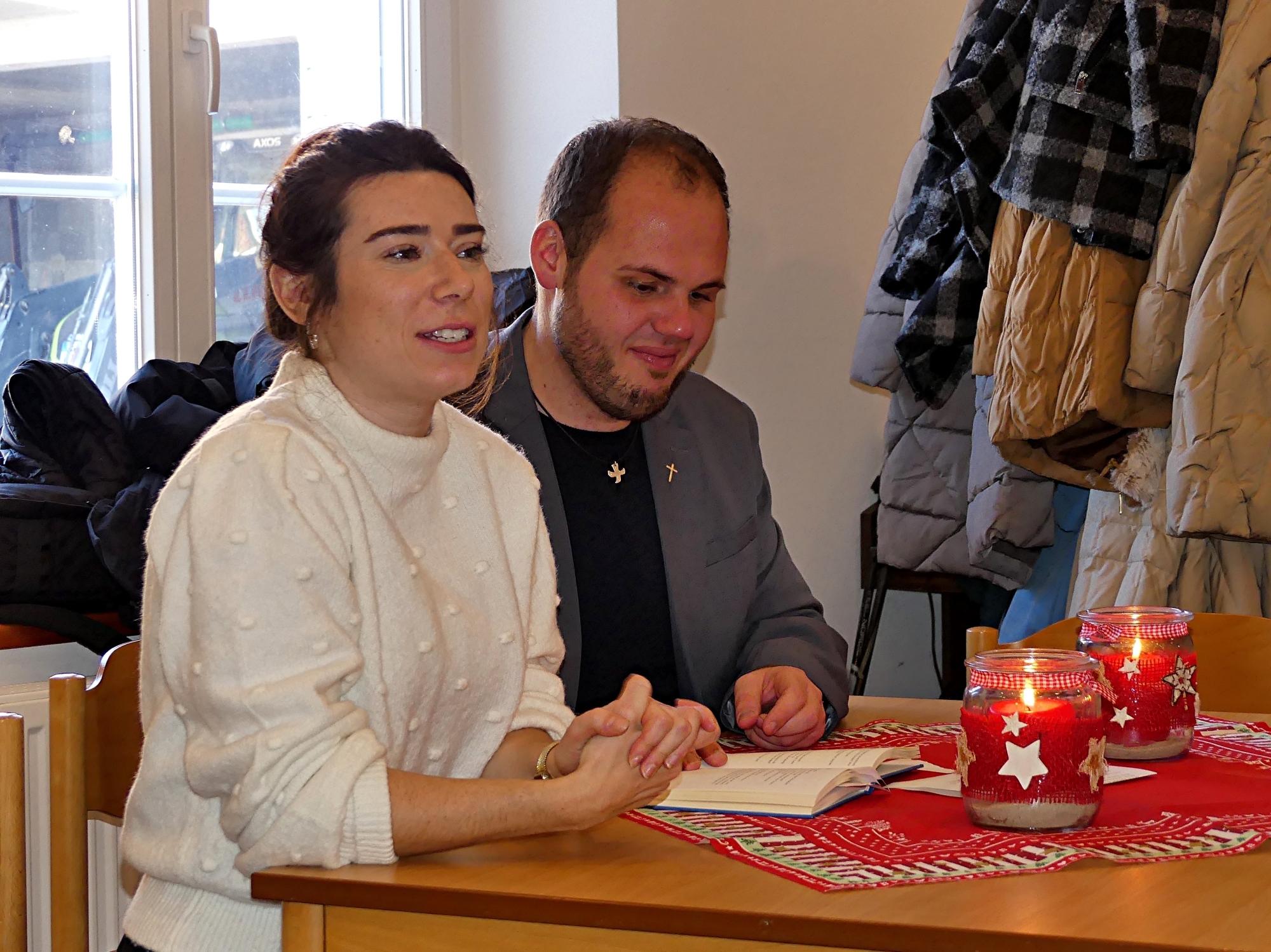 Tamara Geier-Betz u. Pfarrer Marco Stangl