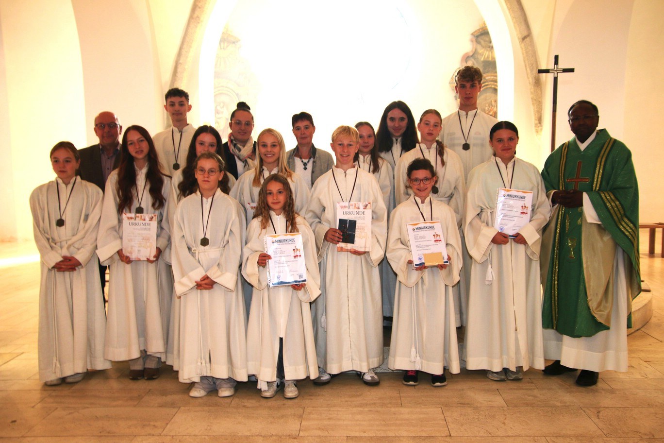 Pfarrei Hohenau Mini Aufnahmefeier 22 09 2024