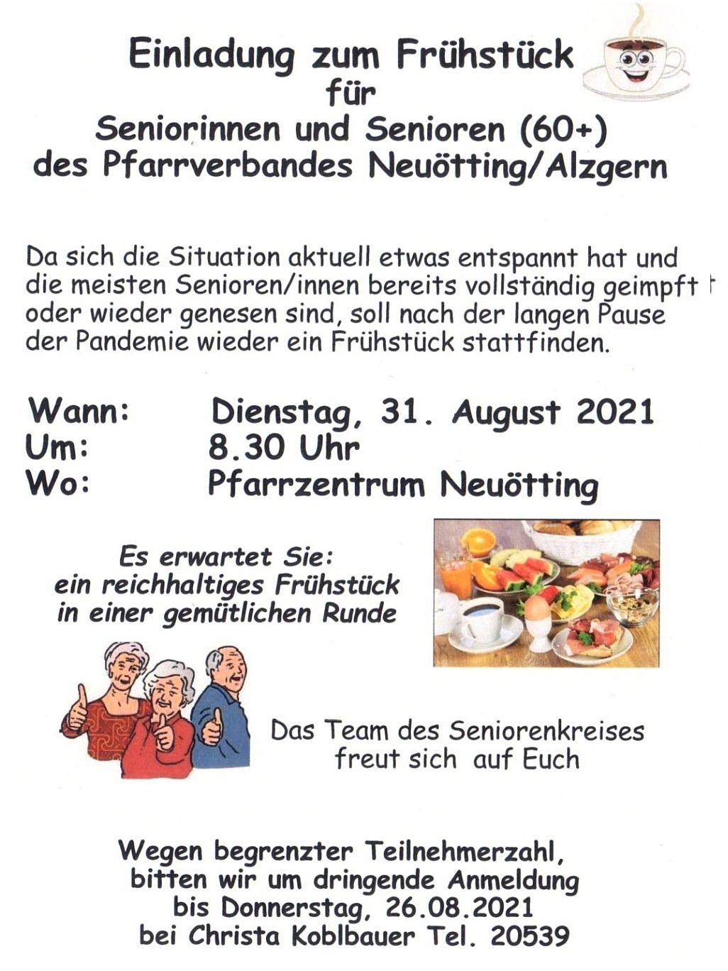 Seniorenfrühstück
