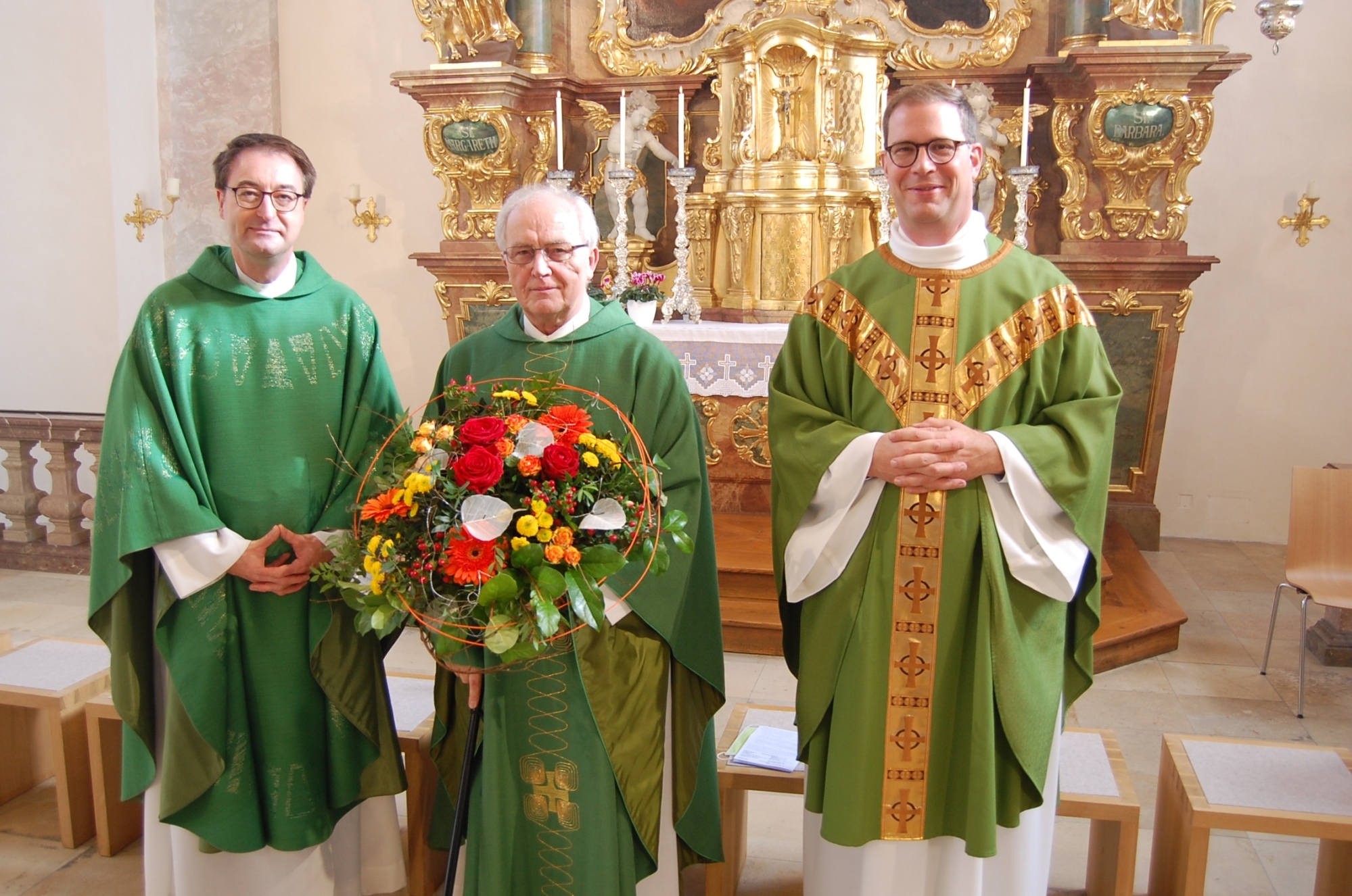 Wagmann Priesterjubilaeum Blumenstrauss