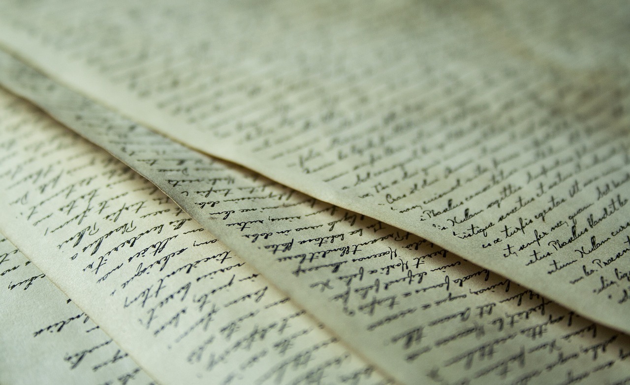 Papier Pergament Schrift alt Geschichte