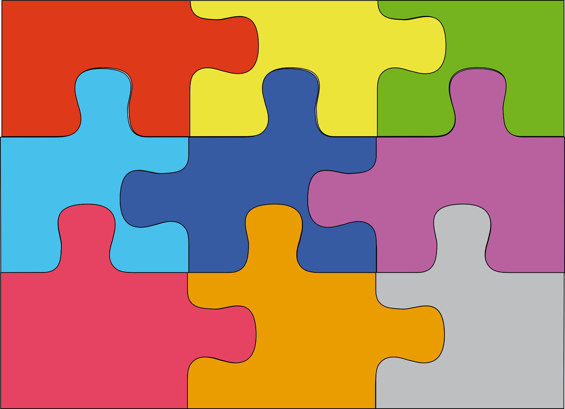 Puzzle bunt