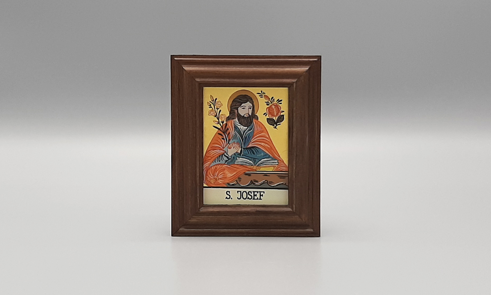 Hinterglasbild Hl Josef1